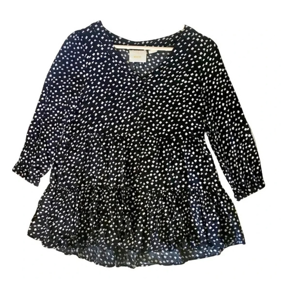 Anthropologie Maeve Lila Tiered Button Up Tunic - Picture 3 of 6